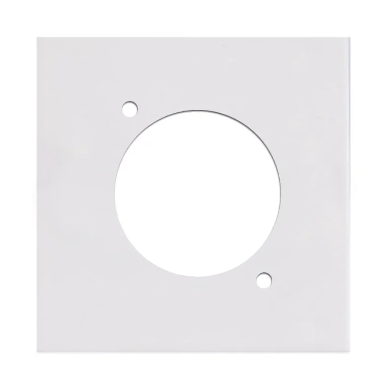 Audac Blndplade 45x45mm, D-size hul, hvid