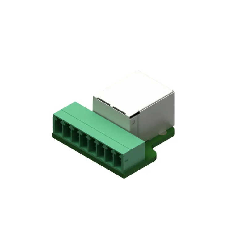 Audac Kabeltest adapter 8-pin terminal block til RJ45