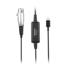 Boya iOS adapterkabel XLR til lightning