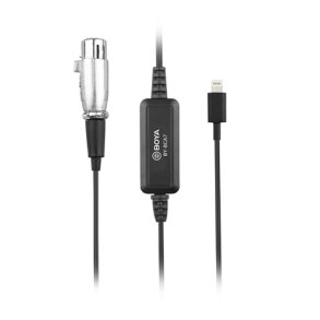 Boya iOS adapter cable XLR to lightning