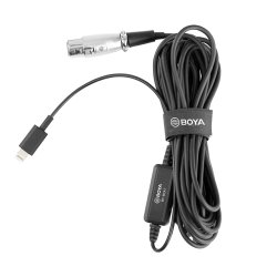Boya iOS adapterkabel XLR til lightning