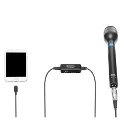 Boya iOS adapterkabel XLR til lightning