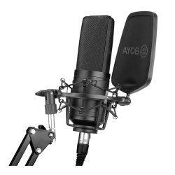 Boya M1000 Studio mikrofon m/ophng og popfilter