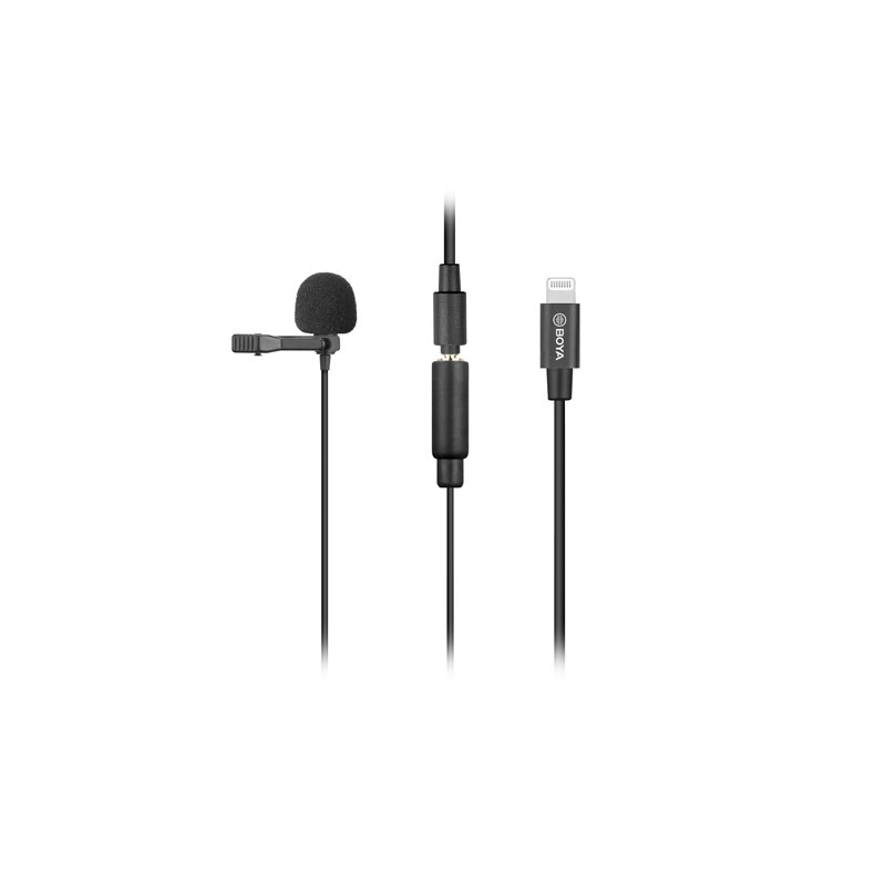 Boya M2 Clip-on Lavalier Microphone for iOS devices