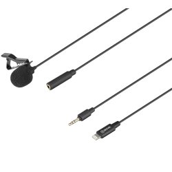 Boya M2 knaphuls mikrofon til iOS iPhone