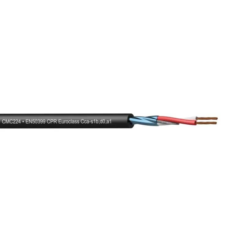 ProCab Flamoflex microphone cable EN50399, 2 x 0.22mm  300 m