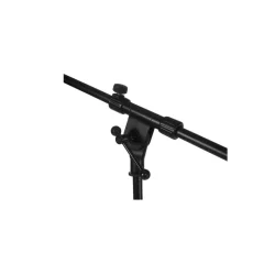 Caymon mikrofonstativ m/boom arm og rundsokkel