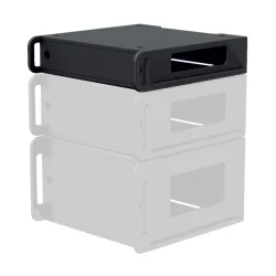 Caymon flightcase 19" insert rack 2 unit