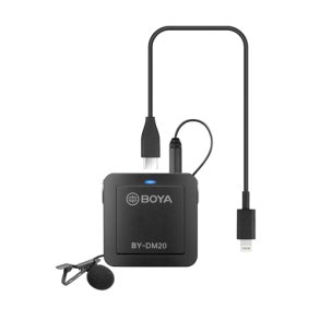 Boya DM20 recording kit with 2 lavalier microphones