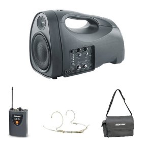 Senrun EP-300 Portable Battery PA w/ beltpack, headset and bag