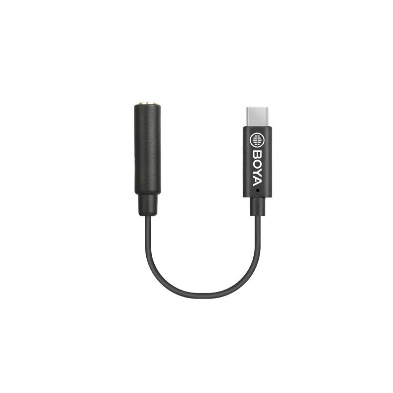 Boya 3.5mm TRS (Female) to Type-C (Male) Audio Adapter