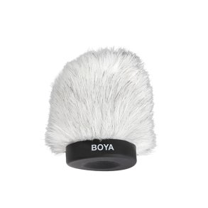 Boya Fur windshield for microphone Diameter =19-23 mm Depth = 80 mm