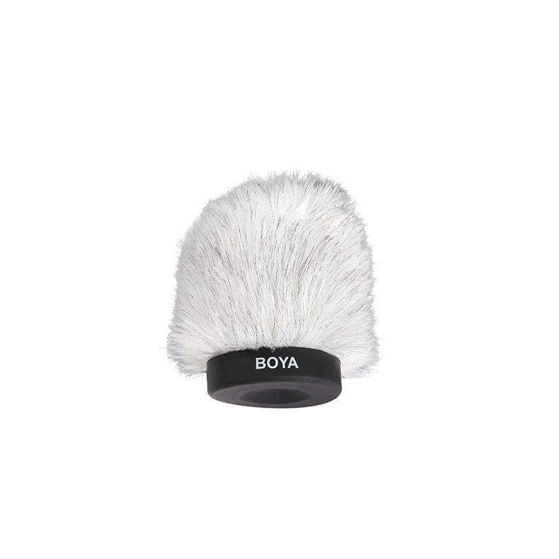 Boya Fur windshield for microphone Diameter =19-23 mm Depth = 80 mm