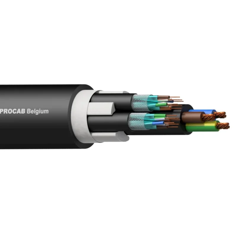 ProCab CAT7 2 x Network and Power Cable 3G2.5, Cut off