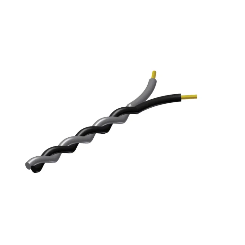 ProCab Twisted Cable 2 x 0.25 mm Black - grey 100 meters