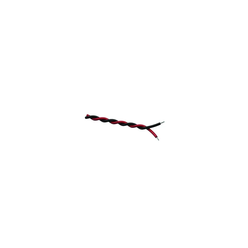 ProCab Twisted Cable 2 x 0.5 mm Black - Red 100 meters