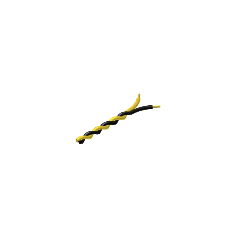 ProCab Twisted Cable 2 x 0.5 mm Black - yellow 100 meters