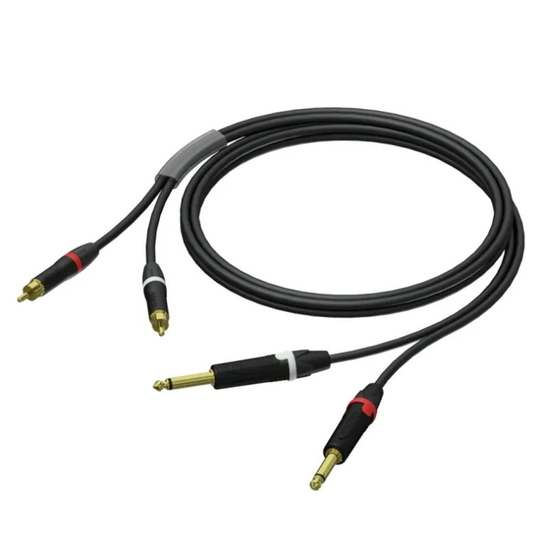 ProCab Signal Cable 2 x Jack > 2 x RCA - 3 m