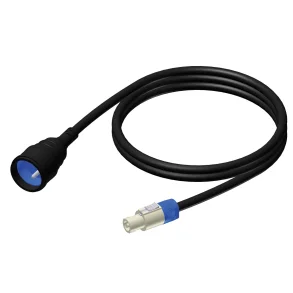 ProCab Grey PowerCon to Schuko Female - 1.5 meters