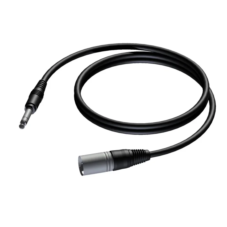 ProCab XLR male > Jack stereo - balanced cable 10 meters