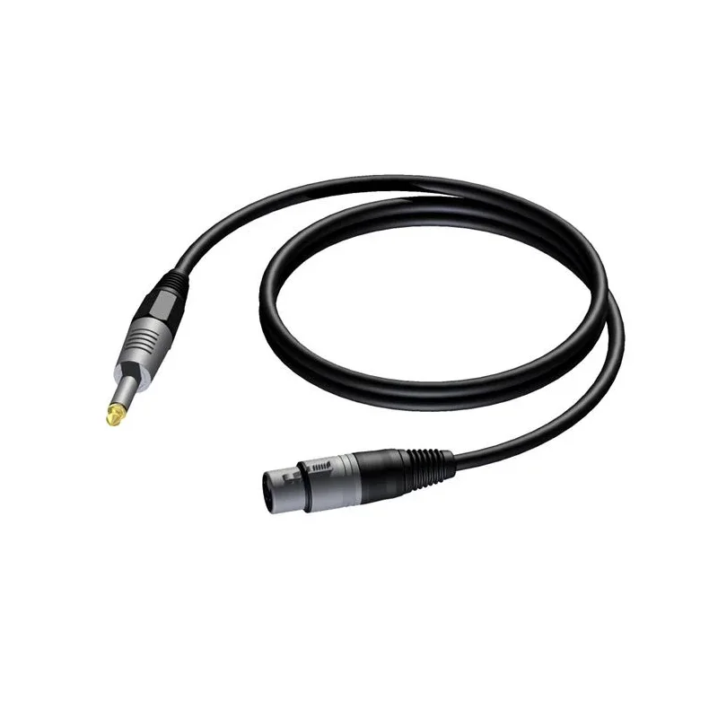 ProCab Jack > XLR female - microphone cable 3 meters