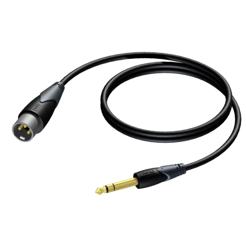 ProCab XLR male > Jack stereo - balanced cable 1.5 meters