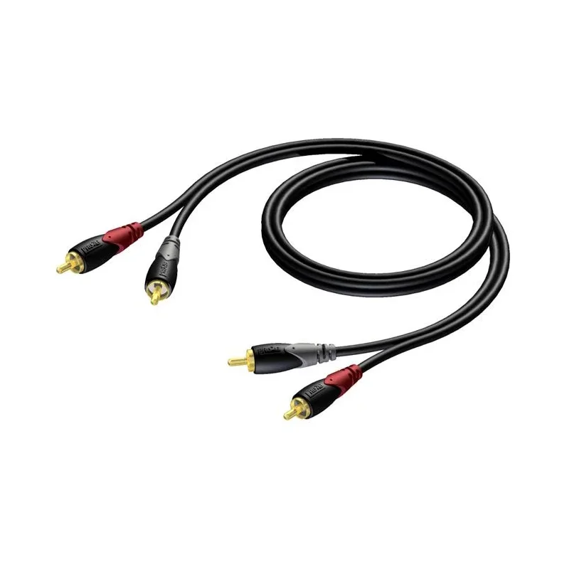 ProCab 2 x RCA male > 2 x RCA male - signal cable 15 meters