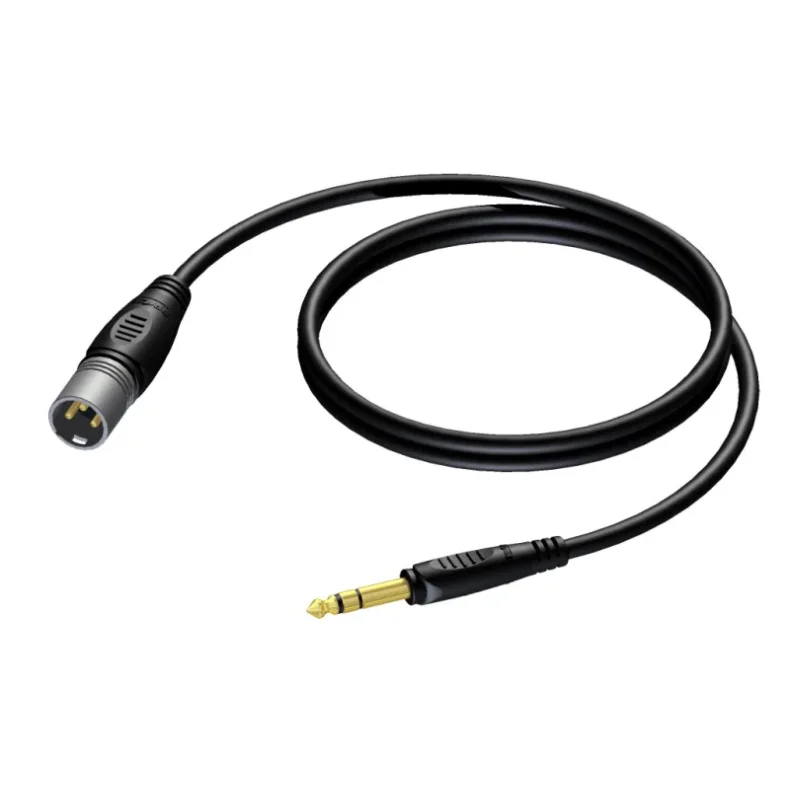 ProCab XLR han > Jack stereo - 10 meters