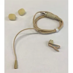 Scanmic LAV4052-C3 lavalier mikrofon (kugle) til Sennheiser, Beige