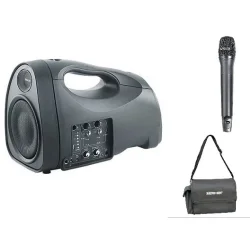 Senrun EP-300 Batteridrevet hjttaler st m/ taske og mikrofon