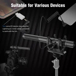 Synco D30 Video shotgun mikrofon til kamera