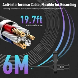 Synco lavalier mikrofon m/hovedtelefon udgang