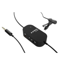 Synco lavalier mikrofon m/hovedtelefon udgang