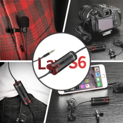 Synco lavalier mikrofon m/6 meter kabel