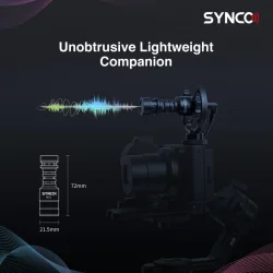 Synco mikro videomikrofon shotgun til kamera DSLR