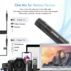 Synco ultra compakt shotgun mikrofon til kamera