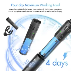 Synco ultra compakt shotgun mikrofon til kamera