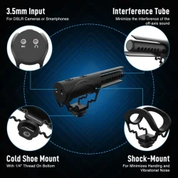 Synco kompakt mikrofon til DSLR kamera