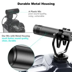 Synco mikro videomikrofon shotgun til kamera DSLR