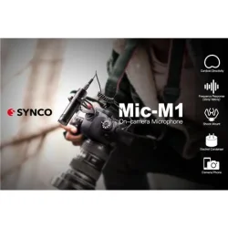 Synco mikro videomikrofon shotgun til kamera DSLR