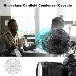 Synco mikro videomikrofon shotgun til kamera DSLR