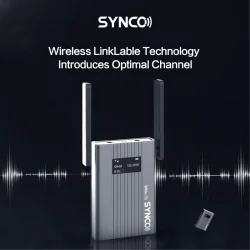Synco trdlst mikrofonst 1 TX / 1 RX UHF 525 MHz-539.7 MHz