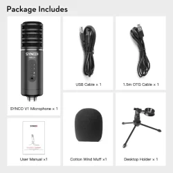 Synco USB Studio stormembran mikrofon