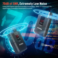 Synco trdlst mikrofonst til DSLR UHF frekv 572 - 586 MHz