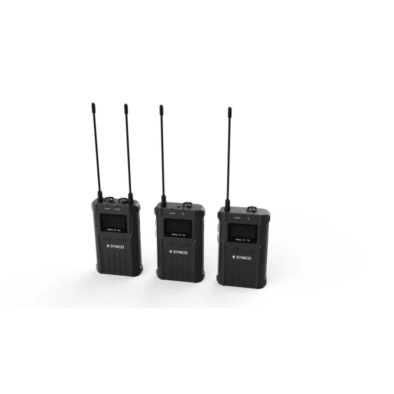 Synco wireless microphone set PRO 1 RX and 2 TX UHF