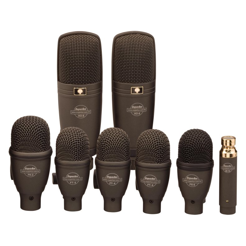 Superlux Drum kit - 8 Microphones