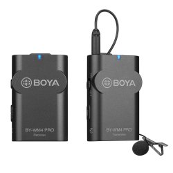 Boya WM4-K1 mk2 2.4GHz trdls mikrofon st til DSLR og smartphones