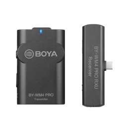 Boya WM4Pro-K5 2.4GHz trdls st m/USB-c receiver og lavalier sender