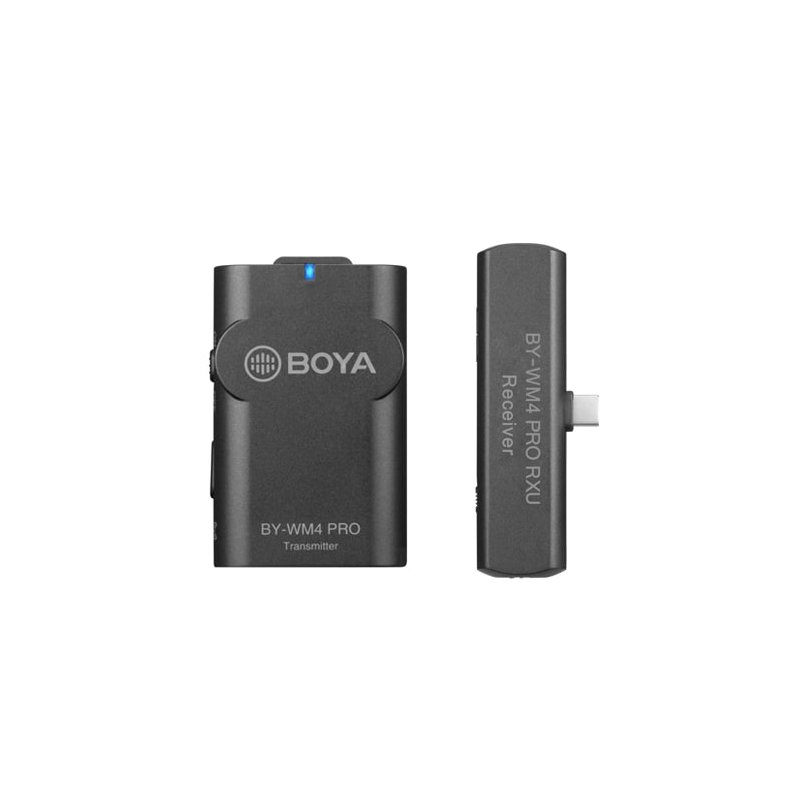 Boya WM4Pro-K5 2.4GHz Wireless set w/USB-C receiver and lavalier sender