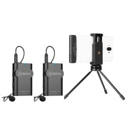 Boya WM4Pro-K6 2.4GHz trdls st m/USB-c reciever og 2 lavalier sender